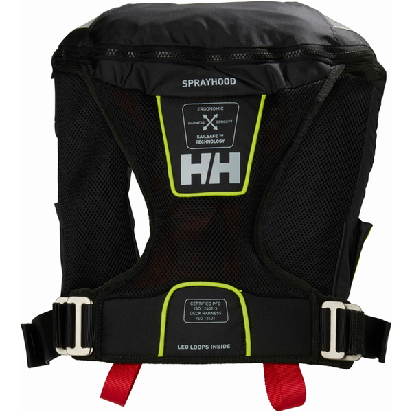2025 Helly Hansen Sailsafe Inflável Race Colete Salva-vidas 33803 - Ebony